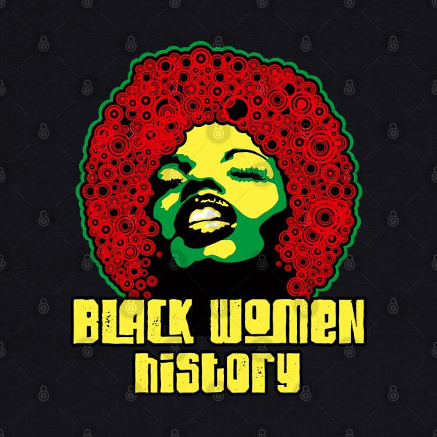 Black women history month pride black power culture gift by opippi